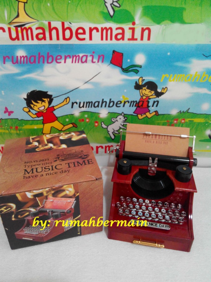 Kotak Musik Mesin Tik Mesin Ketik jual kotak musik mesin ketik typewriter box Kotak Musik Mesin Tik Mesin Ketik jual kotak musik mesin ketik typewriter box