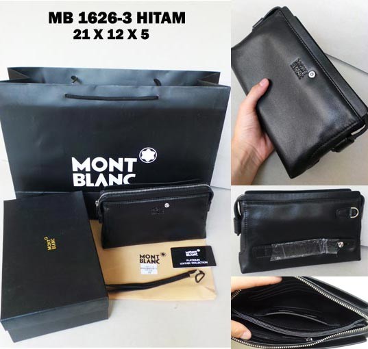 Jual Tas Handbag Cowok Pria Montblanc 1626 3 Silver King Tas Handbag Cowok Pria Montblanc 1626 3