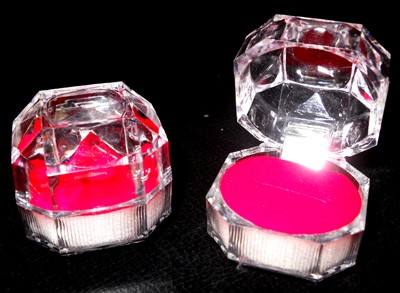 Foto Produk kotak box tempat cincin / wadah batu cincin permata / akik mika tebal dari A2DC