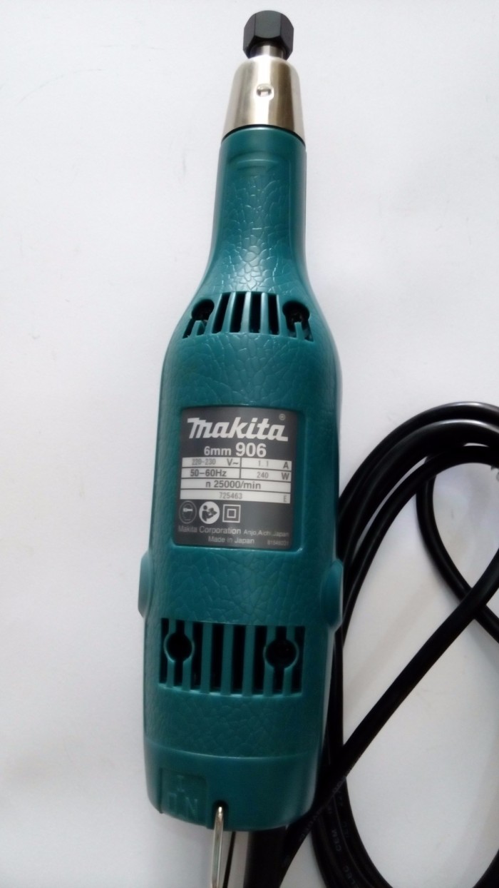 Jual Straight Die Grinder /Bor Botol/Tuner Makita 906 as 6mm Made in Japan Kab. Bandung