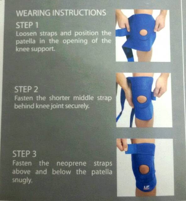 Decker LP Support(Open Patella Knee Support 758)