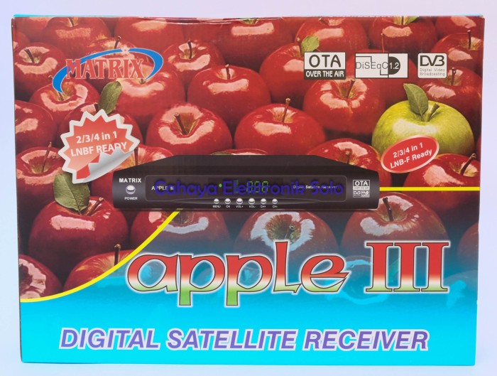 jual receiver matrix apple iii mpeg2 cahaya elektronik jual receiver matrix apple iii mpeg2 cahaya elektronik