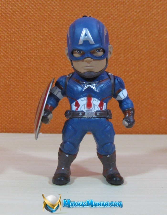 MARVEL AVENGERS Kids Logic Nation Strap LED Light Glow Captain America Figure