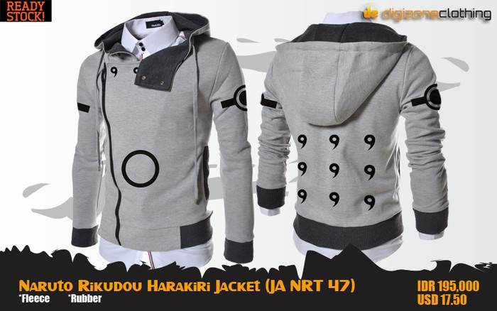 Naruto Rikudou Harakiri Jacket (Jaket Anime Naruto - JA NRT 47)