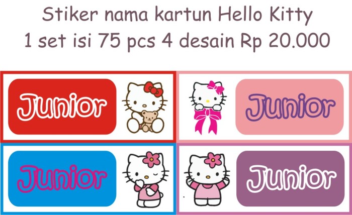 Stiker Lucu Murah Anti Air Kartuno Kitty Xcm Stiker Lucu Murah Anti Air Kartuno Kitty Xcm