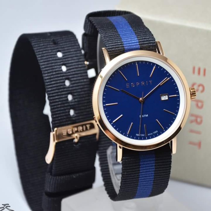 Jam Tangan Led Jam Tangan Pria Dan Wanita Strap Karet Merah Pink Source Harga Esprit ES108241004