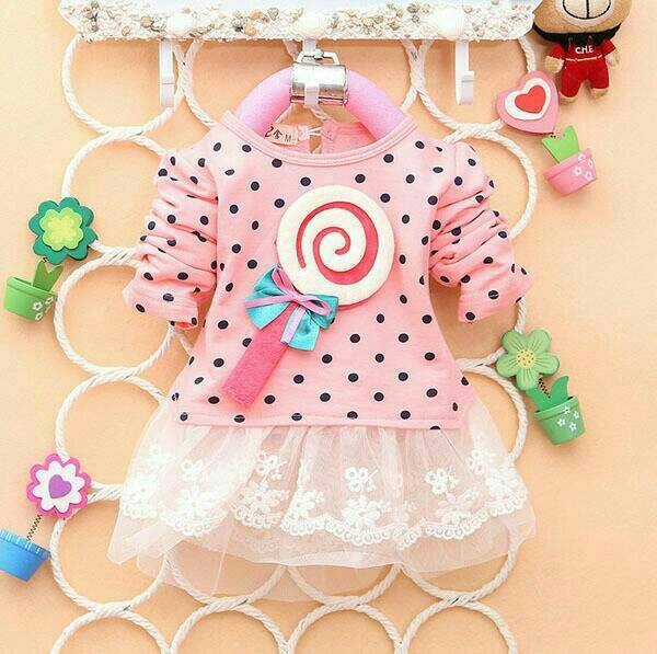 Jual Dress bayi baju bayi cantik import - Kab