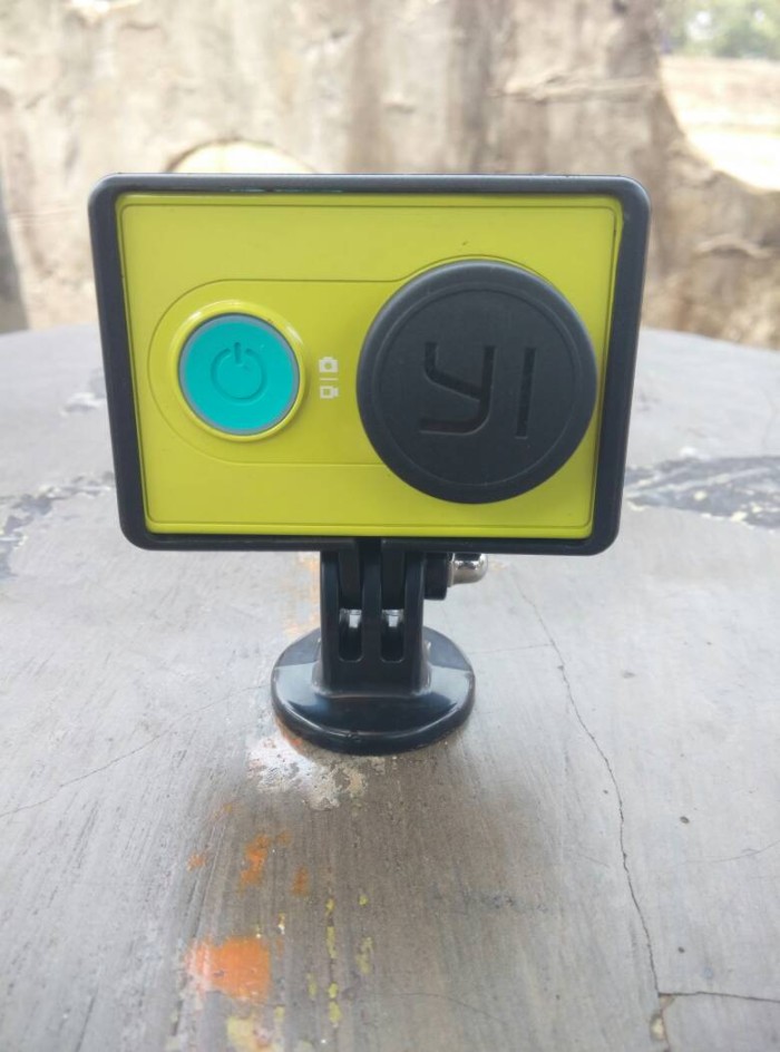 Plastic Lens Cap Cover tutup Pelindung Waterproof Case Lensa Xiaomi Yi