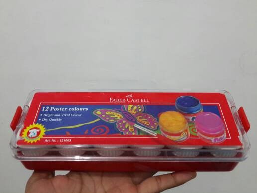 jual cat poster merk faber castell 12 colours jual cat poster merk faber castell 12 colours