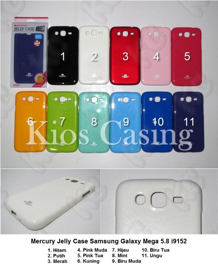 Samsung Galaxy Mega 5.8 i9152 - Mercury Jelly Case Softshell Silikon