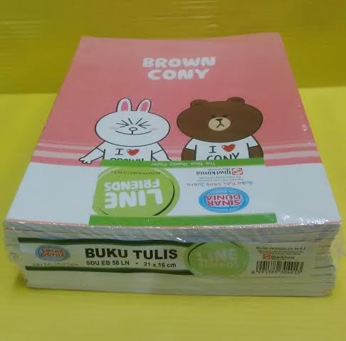 Jual Buku Tulis Sinar Dunia (SIDU) 58 Lembar (Pak 10 Buku