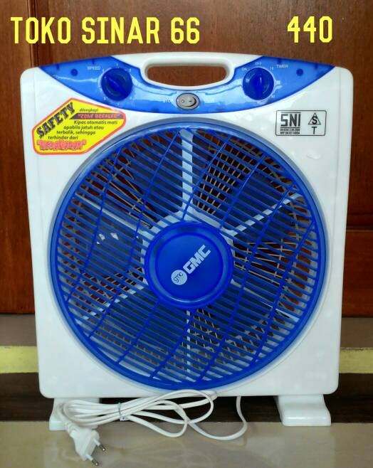 GMC BOX FAN 12" KIPAS ANGIN KOTAK DUDUK LANTAI