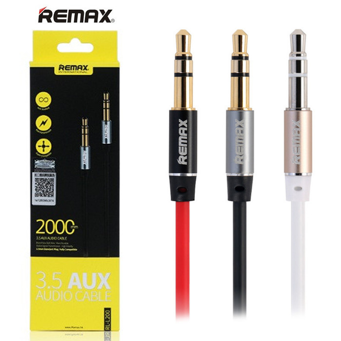 jual remax premium aux cable 3 5mm 2 meter for headphone jual remax premium aux cable 3 5mm 2 meter for headphone
