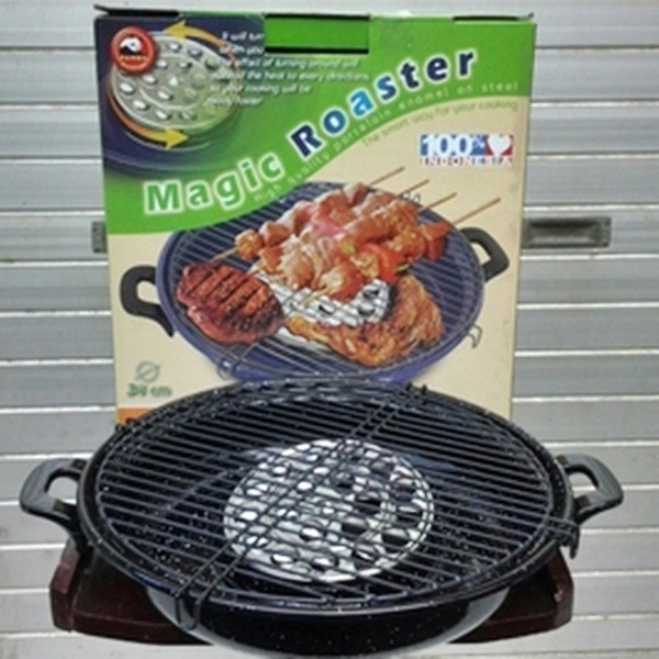 jual alat pemanggang grill bbq maspion 34 cm magic jual alat pemanggang grill bbq maspion 34 cm magic