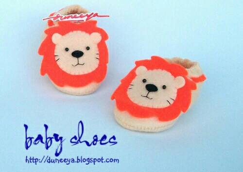 Jual Singa Sepatu Bayi Flanel Handmade Prewalker Baby Shoes Kab