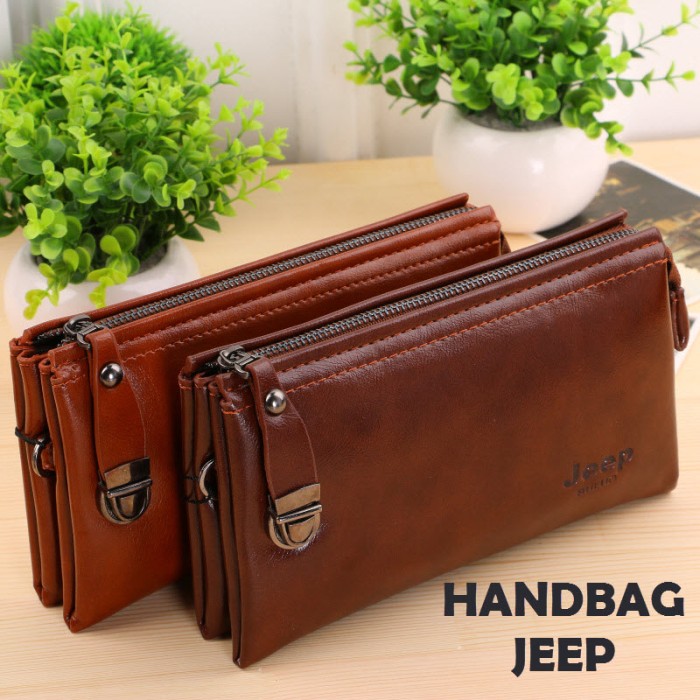 Jual Hb1118 Handbag Pria Wanita Tas Tangan Jeep Dompet Clutch Hb1118 Handbag Pria Wanita Tas Tangan Jeep Dompet Clutch Bag