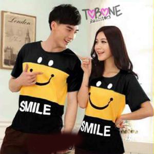 Kaos Couple / Baju Pasangan /Soulmate Smile 9933
