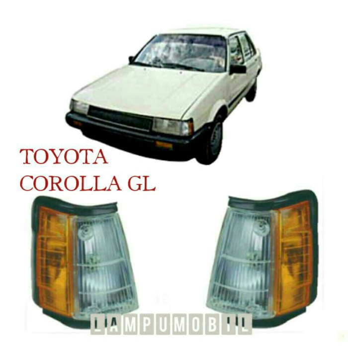 Lampu Sein Toyota Corolla Gl Ae80 1994-1985 (set)
