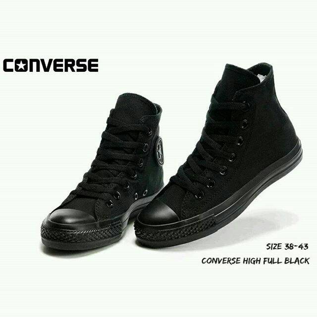 converse all star black. converse all star high grade ori full black converse