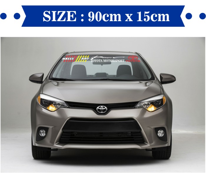 Jual Stiker Mobil Cutting Stiker Rally Art Toyota Kota Semarang