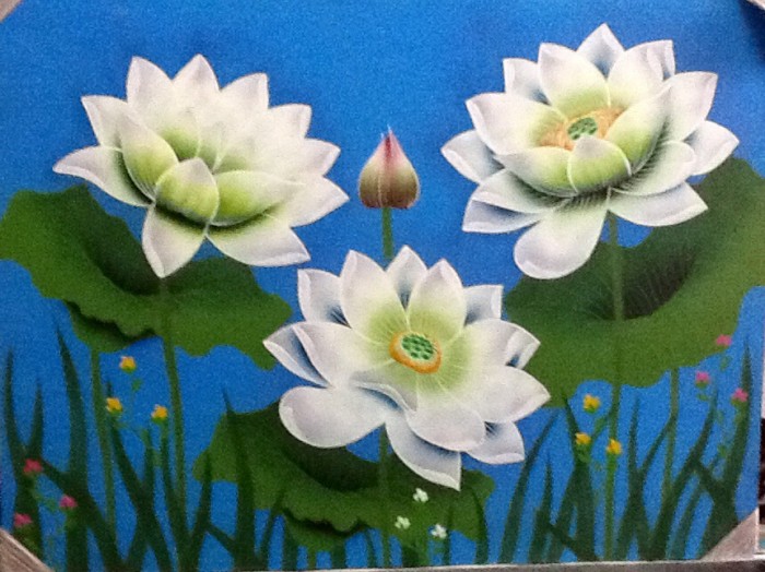 Lukisan Bunga Teratai Bunga Lotus Feng Shui Kebahagiaan Harmonis Lukisan Bunga Teratai Bunga Lotus Feng Shui Kebahagiaan Harmonis