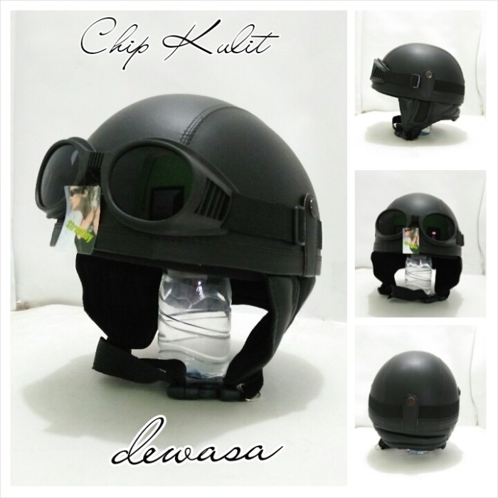 Harga Helm Retro Chip Hitam Travelbon.com Harga Helm Retro Chip Hitam Travelbon.com
