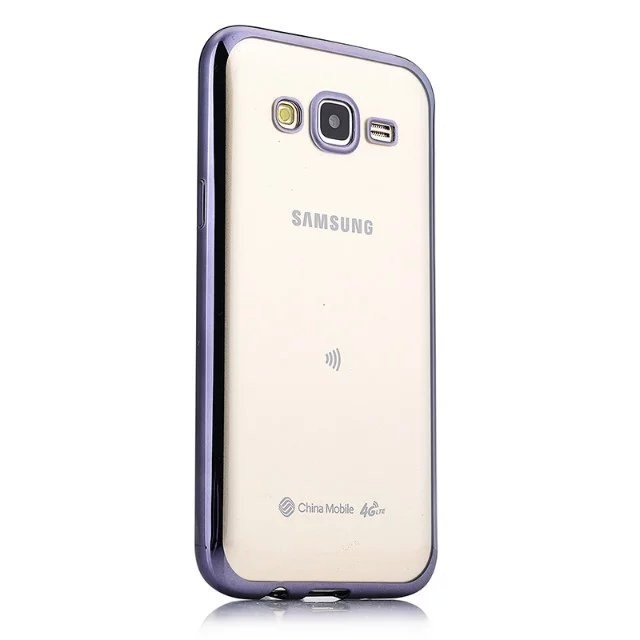 ... Softcase Samsung Galaxy J1 2016 Shining Chrome Ultrathin