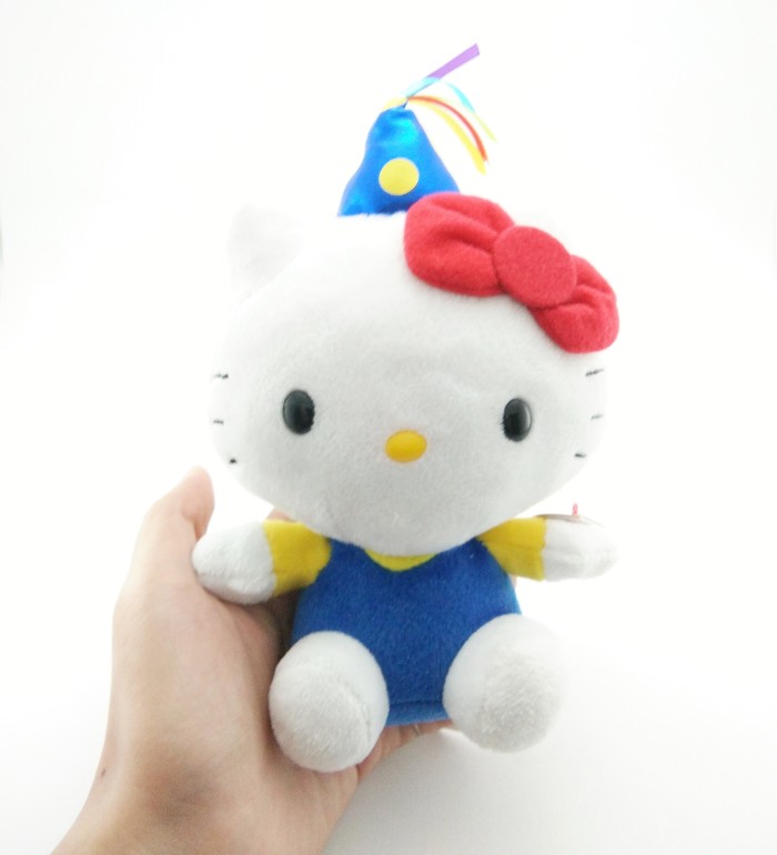 hello kitty clown plush