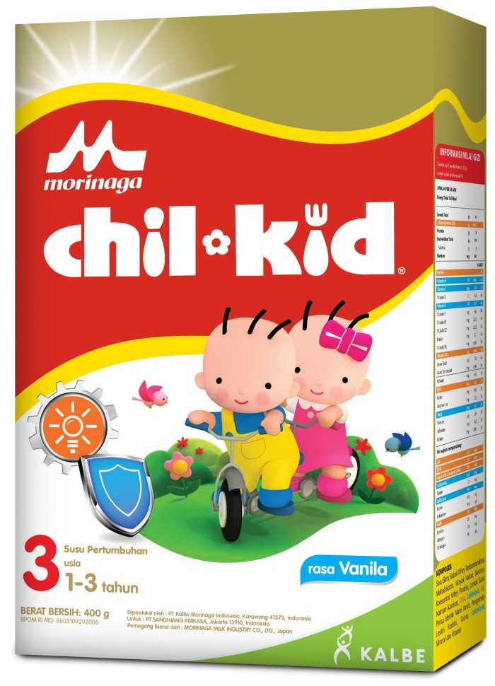 Jual Susu Morinaga Chil Kid Vanilla 400 GR - Kab