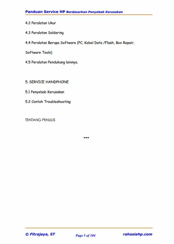 Ebook Panduan Servis Hp