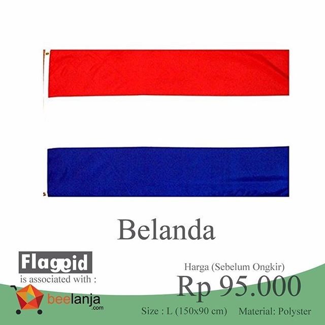 Bendera Belanda VOC ukuran besar 1,5 meter