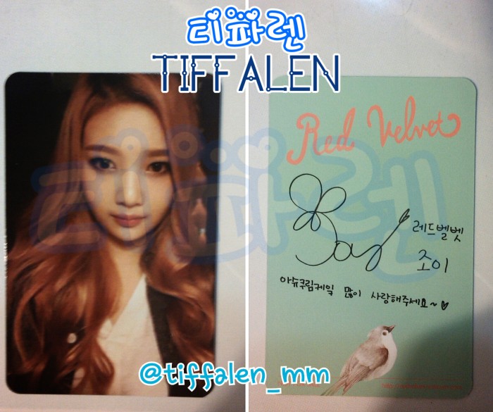 Jual Red Velvet Joy Ice Cream Cake Photocard Kpop Tiffalen Shop