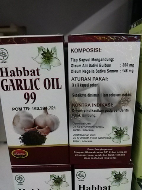 HABBAT GARLIC OIL 99 Original@200 Kapsul