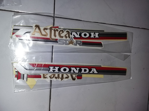 Jual Striping Sticker Lis Motor Standar Astrea Star