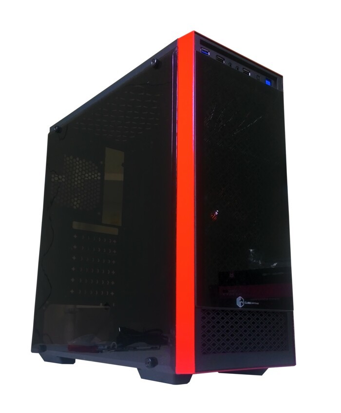 Jual CUBE GAMING GALLARDO Full Acrylic Window Dust Filter cube gaming gallardo full acrylic window dust filter usb 30