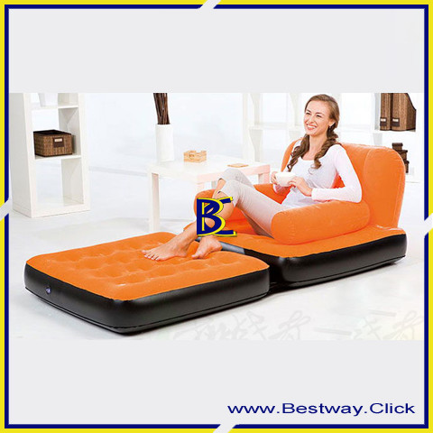 Jual Sofa Bed Multi Max Air Couch Bestway 67277 Orange Jakarta Couch Bestway 67277 Orange