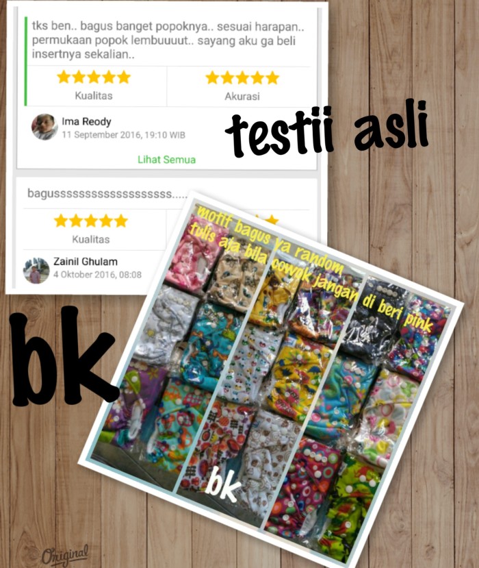 Jual BABYLAND CLOTH DIAPER TANPA INSERT CLODI BABYLAND