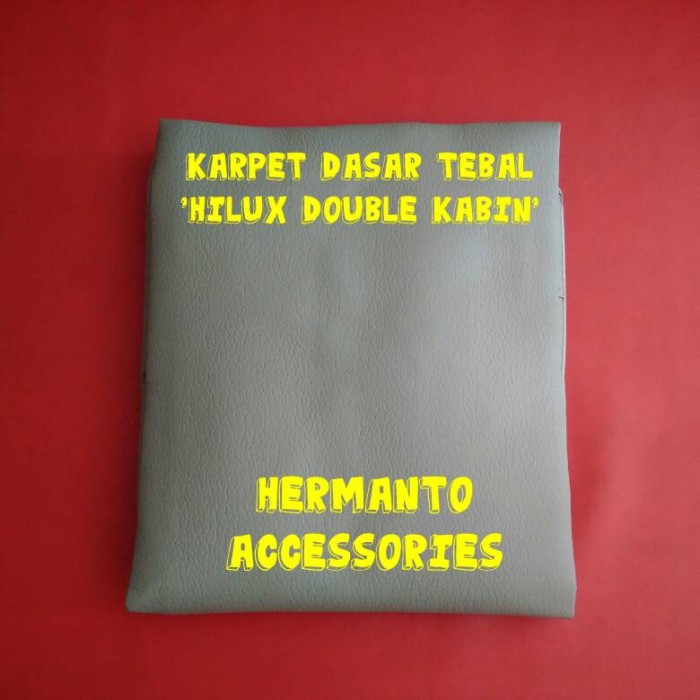 Karpet dasar tebal/peredam cream hilux double kabin