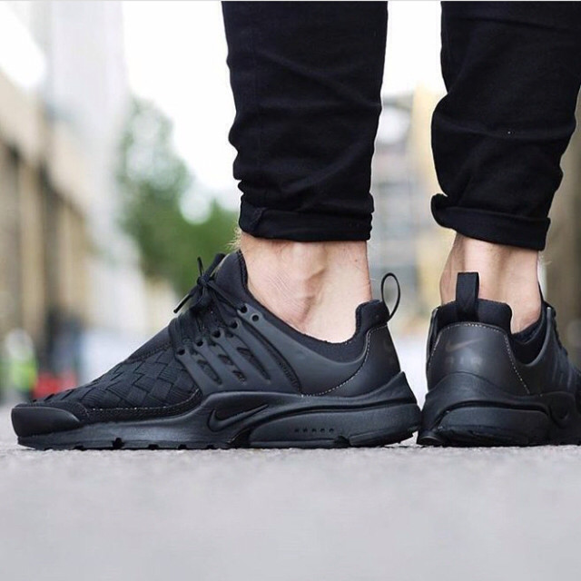 nike air presto woven black