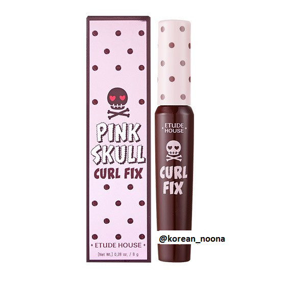 jual etude house pink skull curl fix mascara funky jual etude house pink skull curl fix mascara funky