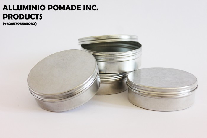 Pomade Kaleng jual kaleng pomade silver silver tin plate pomade Pomade Kaleng jual kaleng pomade silver silver tin plate pomade