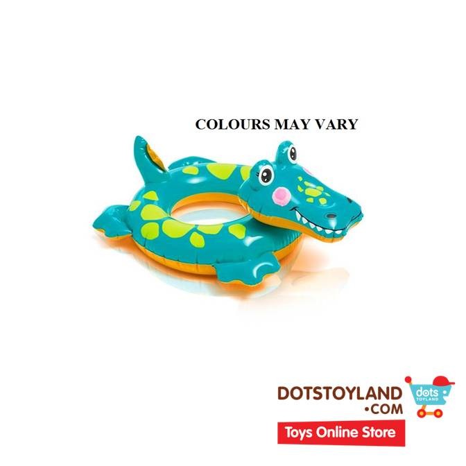 INTEX Pelampung Anak/Ban Renang Crocodile Big Animal Rings 58221