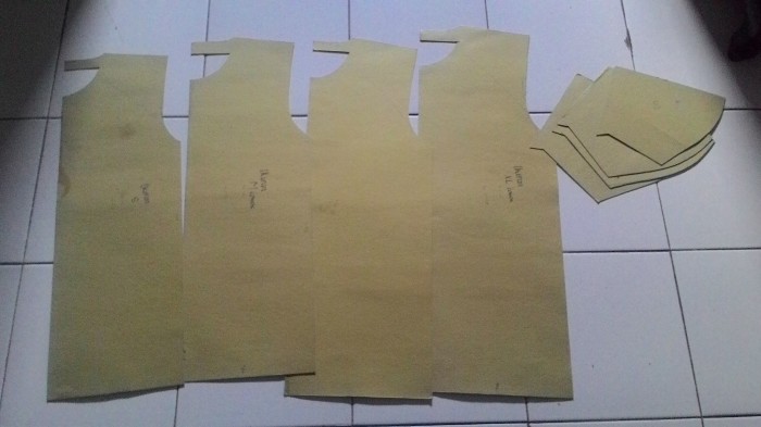 Jual Pola Kaos Oblong Pria - Kab. Klaten - chobek workshop