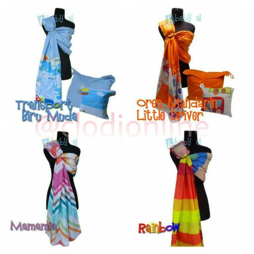 Gendongan Ring Sling baby al Motif Terlaris