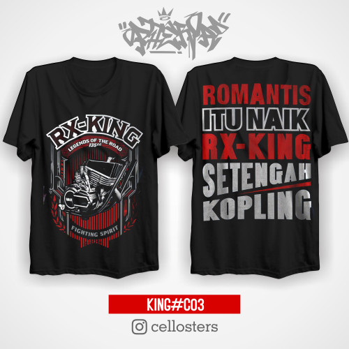 jual kaos rx king raja jalanan king c03 cello cloth jual kaos rx king raja jalanan king c03 cello cloth