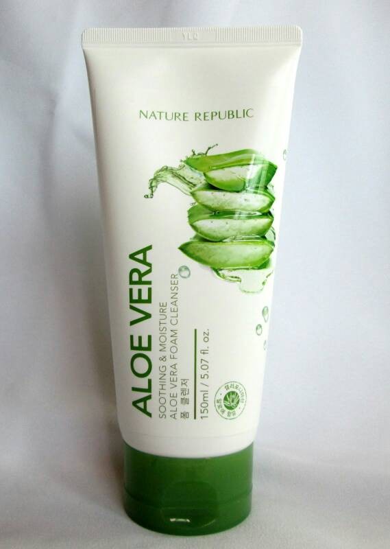 jual nature republic soothing moisture aloe vera foam jual nature republic soothing moisture aloe vera foam