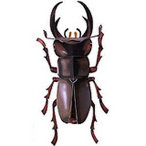 Jual Diy Miniatur Papercraft Hewan Serangga Kumbang Rusa Jakarta