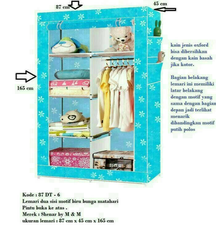 LEMARI PAKAIAN MURAH PORTABLE