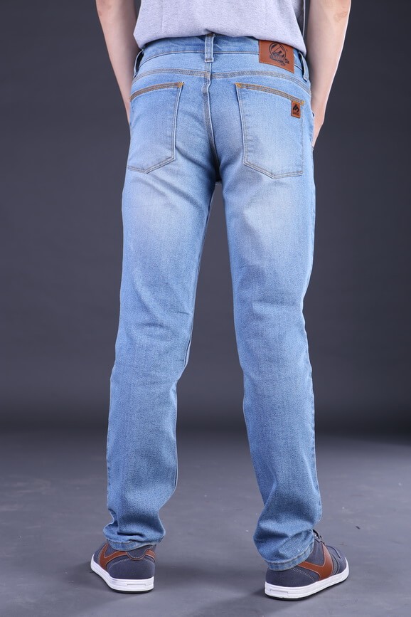 Celana Jeans Panjang Pria (Biru Laut / Muda Denim) | Original Premium