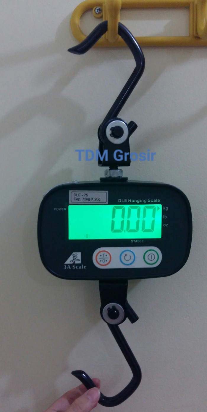 Jual Timbangan Gantung Digital 75 Kg DLE-75 - TDM Grosir